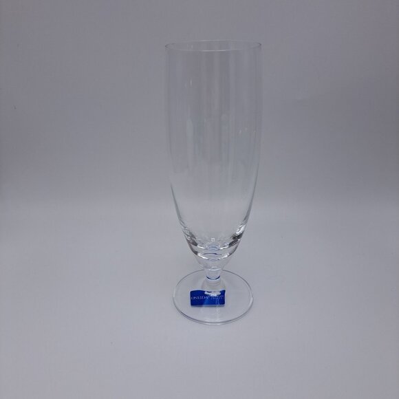 Oneida Schott Zweisel Footed Pilsner Water Wine Tea Champagne Glass Goblet Clear - Picture 1 of 8